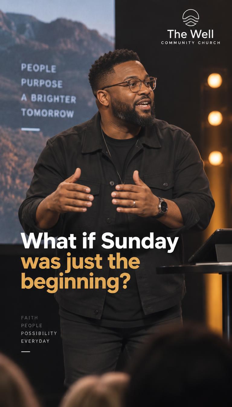 Sermon clip Reel cover, concept work