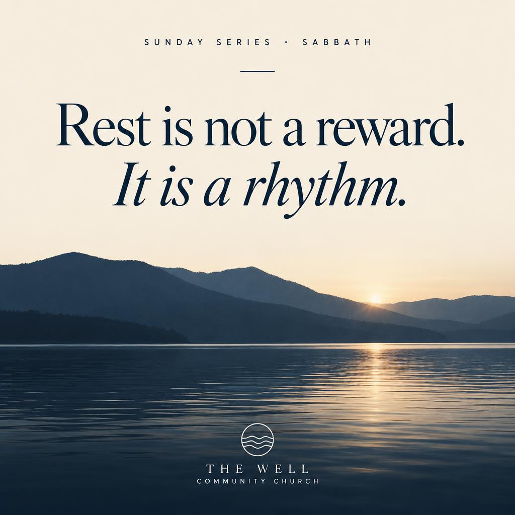 Sermon series quote graphic, concept work